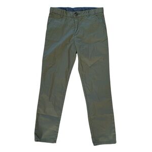 H&M Olive Green Pants Trousers Slim Fit Cotton Boys Size 6X NWT